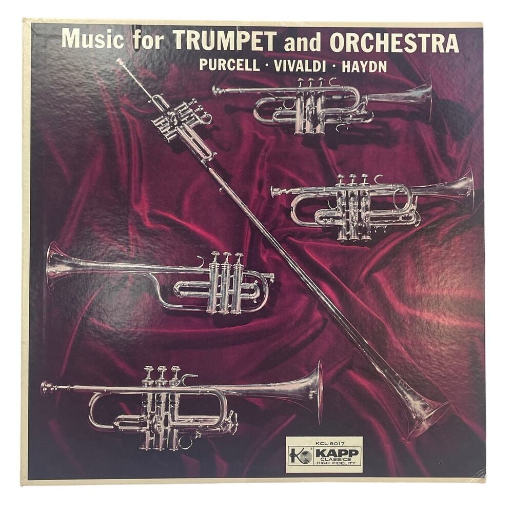 Vintage Music For Trumpet and Orchestra Haydn Vivaldi Vinyl LP Record Album